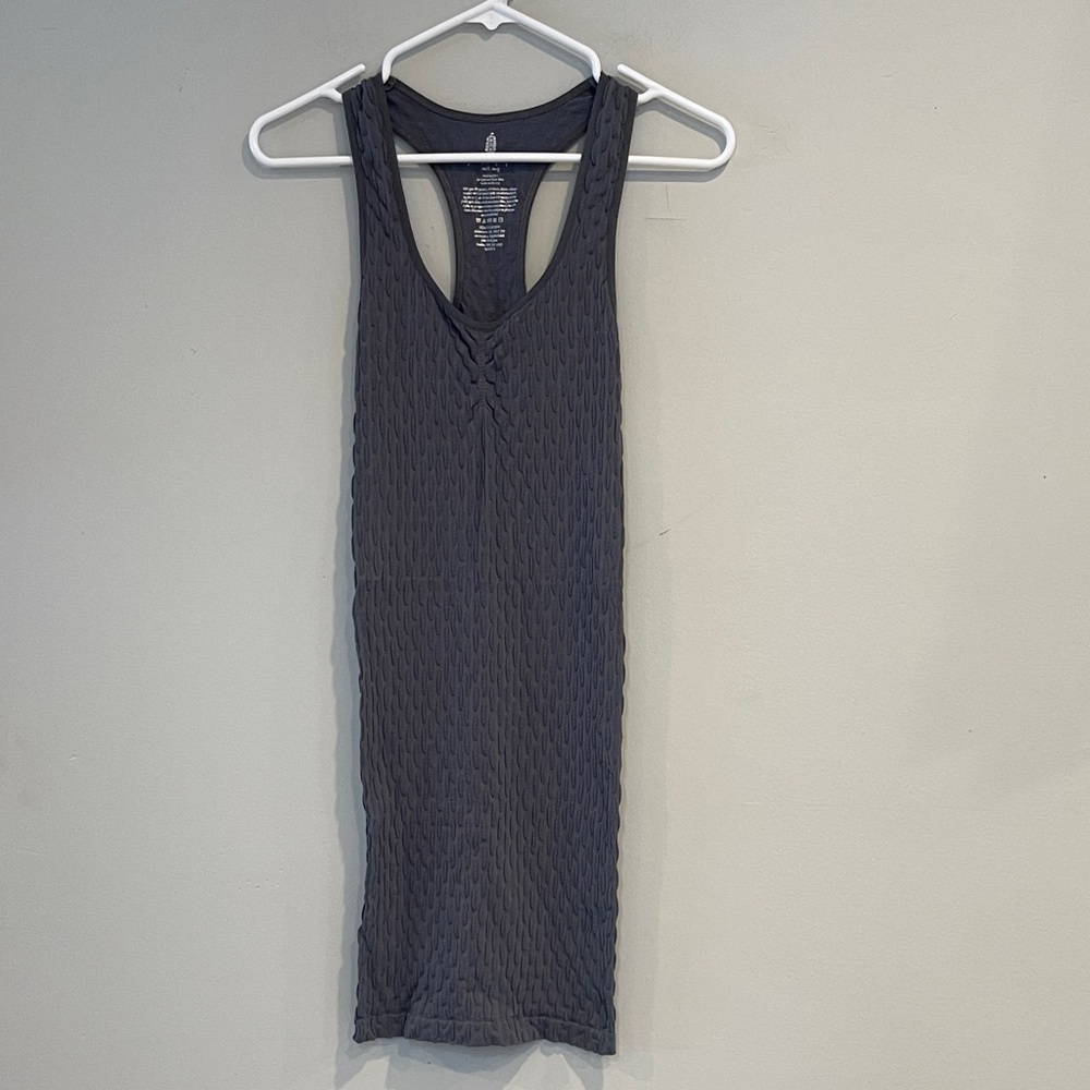 FP Movement Dark Gray Textured Tank dress Size M/L